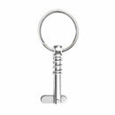 2Pcs Boat Bimini Top Quick Release Pin 1/4" with Pull Ring 316 Stainless Steel X