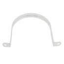 2x Rustproof Stainless Steel Pipe Saddle Clamp Fixing - 120mm/4.72inch