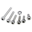 250Pcs M3 Stainless Steel Hexagon Socket Head Screws & Nuts 0.5(Pitch) Set  D9Y2