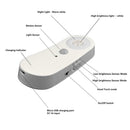 Magnetic Base LED Sensor Night Light 3 Modes USB Rechargeable Wall Lamp
