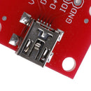 Mini Usb Adapter Plate Breakout Board For Usb Mini-B Extension Module