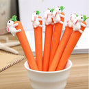 Rabbit Carrot Roller ball Pen Design Gel Kids Party Present 0.5mm Supply