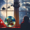 DIY Special Shaped Diamond Painting Xmas Bear Light Embroidery Home Decor