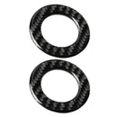 2pcs Dome Light Cover Carbon Fiber Trim Stickers for Audi Q7 SQ7 4M 2016-2019