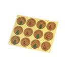 120pcs Merry Christmas Owl Paper Sealing Stickers Xmas Tree DIY Gifts Labels FT