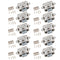 10pcs Push Button Drawer Cupboard Catch Lock Latch for Trailer RV Boat New