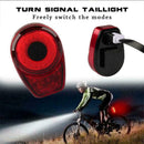 Rear Moon Bicycle Taillights USB Rechargeable Red COB Alumini Bright New Li P9I9