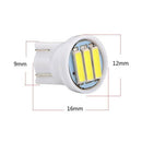 Universal Car T10 7020 3SMD LED Side Marker Lights Auto Parking Reading Lamps