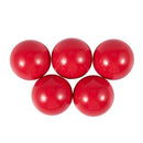 5pcs red 32mm diameter ball knob with M8 thread inserted for machine tool S9H1