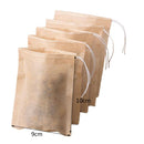 300Pcs Paper Empty Tea Filter Bags w/ Drawstring Strong Penetration 7x5cm