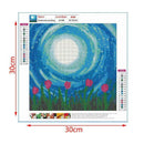 4 Pack Streamer DIY 5D Diamond Painting Kits Full Drill Cross Stitch Craft Decor