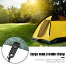 5pcs Heavy Duty Tarp Clips Thumb Screw Tent Canopy Clamps with 5 Carabiners