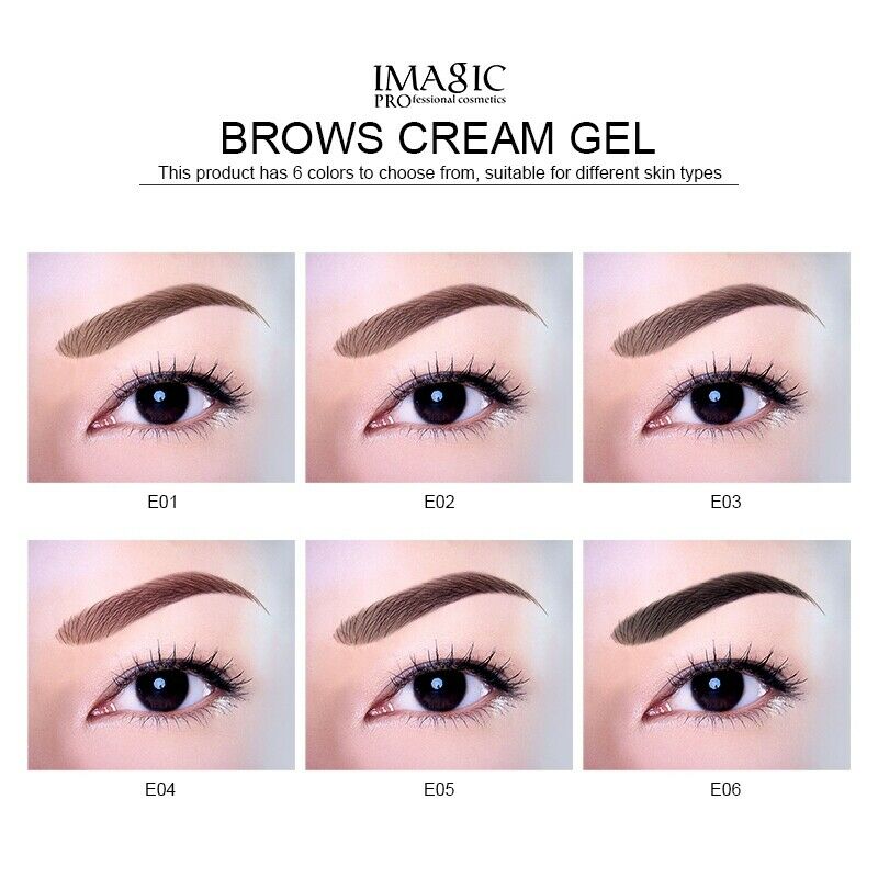 Imagic Professional Eyebrow Gel High Brow Tint Makeup Eyebrow Brown Eyebrow E6L2