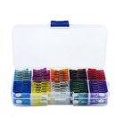 100pcs 2A-35A Blade Fuse Kit Assortment Auto Car Truck Motorcycle Fuses Kit Box