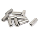 Round Connector Nuts 304 stainless steel Threaded Sleeve Rod bar Stud Round Z3Z2