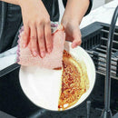 5Pcs Washcloths Nonstick Oil Corals Velvet Hanging Kitchen Dishclout Hand C4L4