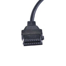 16-Pin Diagnostic Connector OBD2 To 16Pin Adapter Cable Wire OBD2/OBDII