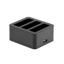 3 Port Smart Battery Fast Charger for DJI OSMO ACTION Pocket Sports Camera