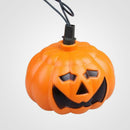 Mini String Of 16 Halloween Orange Pumpkin Lights