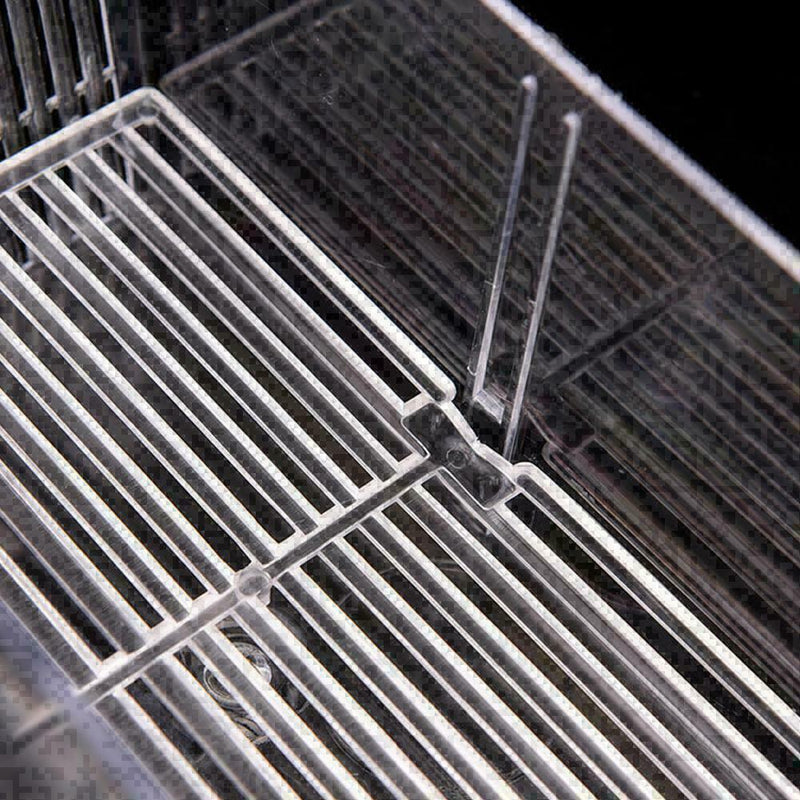 Aquarium Fish Pond Guppy Double Breeding Breeder Rearing Box Hatchery Trap W6J0