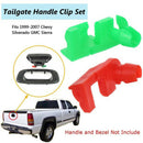 1999-2007 Chevy Silverado GMC Sierra Tailgate Rod Clip Right Left Pair Set ME