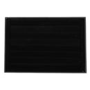 Velvet 65 Rings 7 line Slot Box Display Storage Case Tray Holder Black