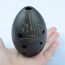 Music Xun Pottery National Wind Instruments Eight Holes Small Pottery Chine