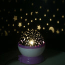 Rotation Star Sky Kid Luminous Light Lamp Night Projector Romantic Decorati