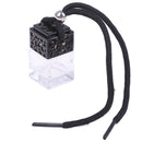 1PC car empty black perfume glass bottle pendant auto interior home ornament  3C