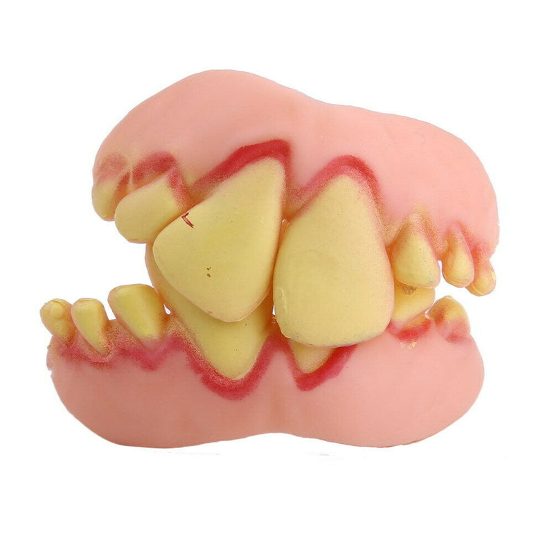 Denture teeth prom Halloween dress witch dress funny buck-toothed dentures