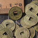 100Pcs Feng Shui Coins Ancient Chinese I Ching Coins For Health Wealth Charm TEU
