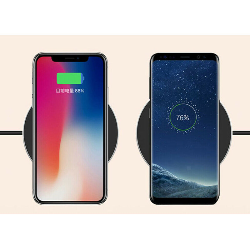 Qi Wireless Charger Fast Charging Black