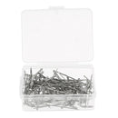 100Pcs T Needle Pins Wig T-pins for Holding Wigs Sewing Hair Extensions 35mm