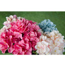 Upscale 6 Heads Artificial Hydrangea Simulation Flowers Bouquet Decor Pink