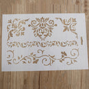Plastic Layering Stencils Template DIY Painting Scrapbooking Tool Flower Supply