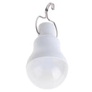 Solar Power Lamp LED Tent Night Light Rechargable Camping Hiking Lantern w/ Hook