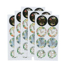 80 pcs/10 sheet Gift Sealing Stickers Thank you Design Party Gift Decor LabSEAU