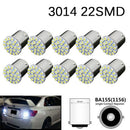 10Pcs BA15S P21W 1156 3014 6000K 22SLJ Car LED White Light Auto Tail Side Lamp L