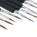 9Pcs art brush painting set acrylic paint oil painting watercolor paint br N Gw