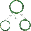 9 Rolls Bonsai Wires Anodized Aluminum Bonsai Training Wire with 3 Sizes (1