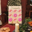 Wooden Donut Wall Candy Stand Table Holder Home Party Decor Wedding Supply OZ