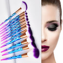 12pcs Loose Powder Foundation Blending Blush Eye Shadow Makeup Brushes Set A