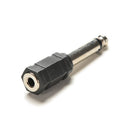 4Pcs 6.35mm 1/4 Male to 3.5mm 1/8 Female Stereo Audio Mic Plug Adapter Jack uW