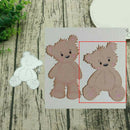 Metal Seated Bear Cutting Dies Scrapbooking Paper Cards Album Photo Stencil Hot