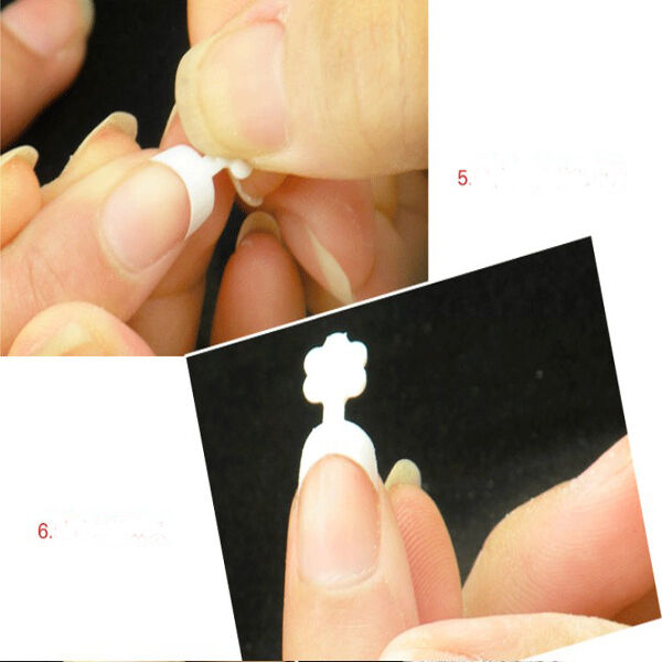 100 Pcs French False Acrylic Nail Art Tips White Decoration Manicure UV Gel Fad`