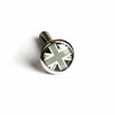 2PCS Union Jack Flag Metal ABS Auto Car Lock Modified Door Pin For Mini Cooper