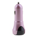 Car Detachable Air Freshener Purifier Humidifier+Dual USB Charger Pink