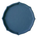 Colorful Wood Dried Fruit Plate Snacks Dessert Serving Tray Blue