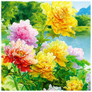 Flower 5D Diamond Painting Full Round Drill DIY Rhinestone Picture (LG545)