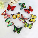 10*Random Color Butterfly LED Night Light Lamp Home Room Party Wall Decoration